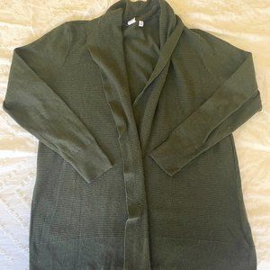 Cotton Knit open front cardigan